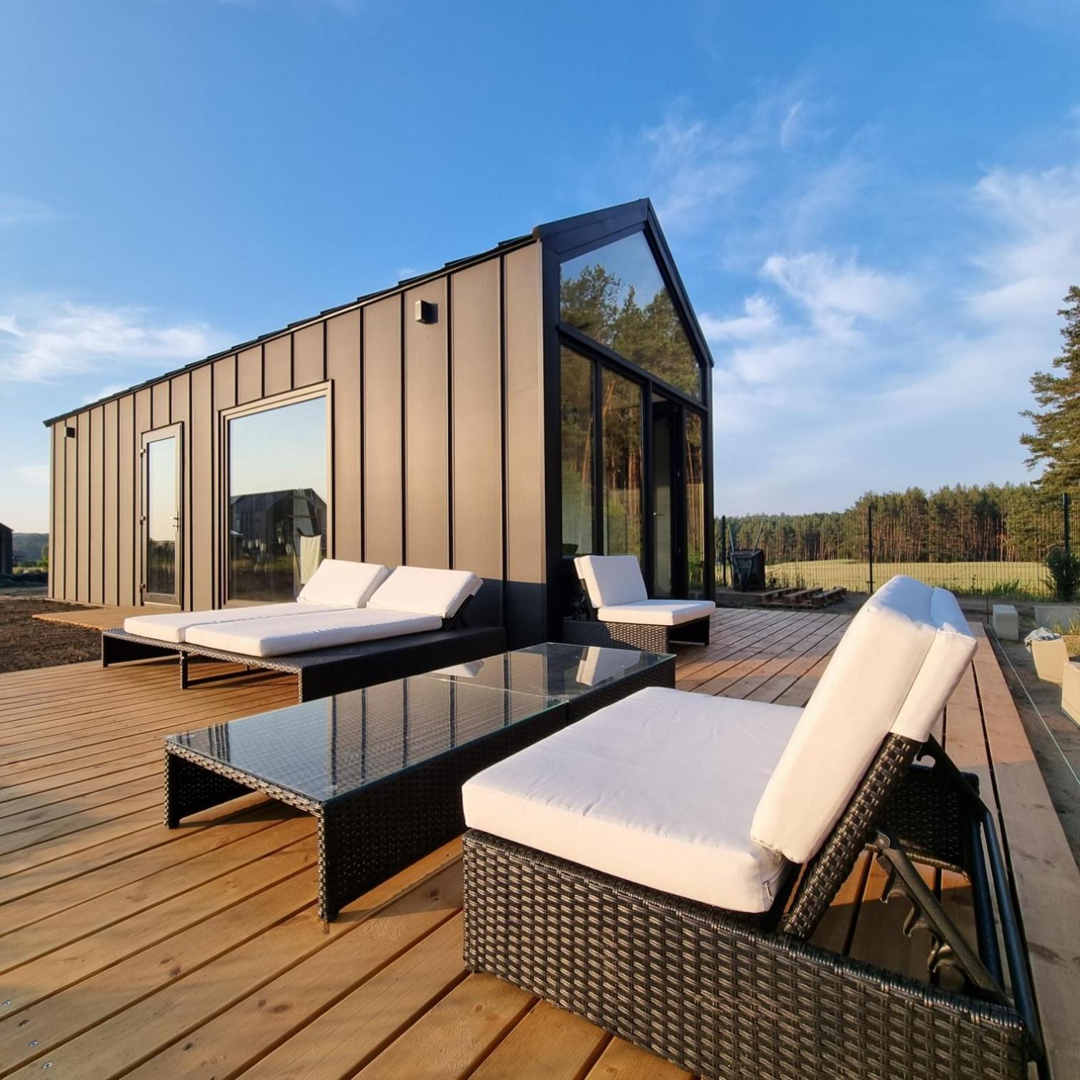Bosko Domki Z Sauna I Balia W Sulminie Obok Gdanska 外观 照片