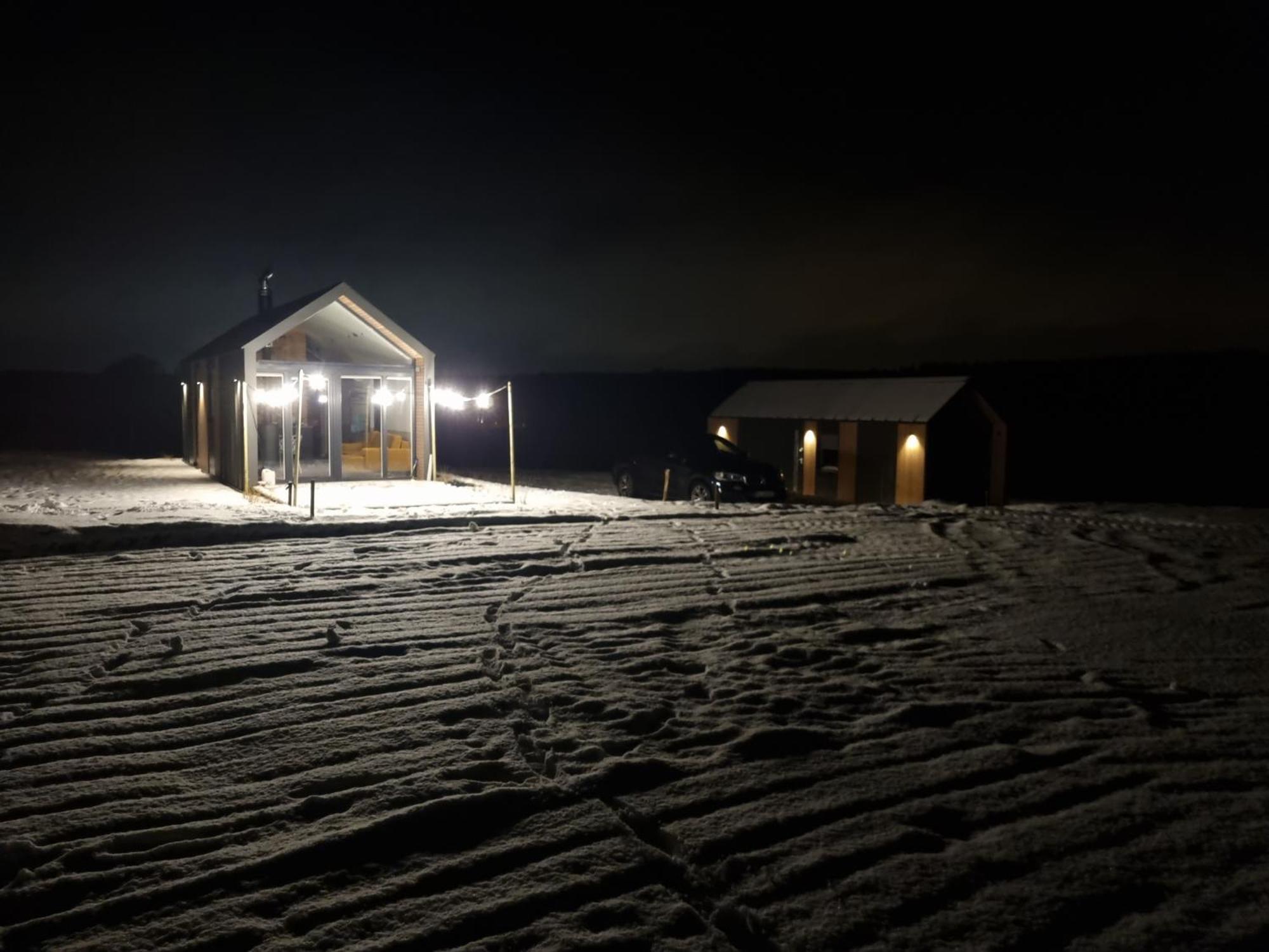 Bosko Domki Z Sauna I Balia W Sulminie Obok Gdanska 外观 照片