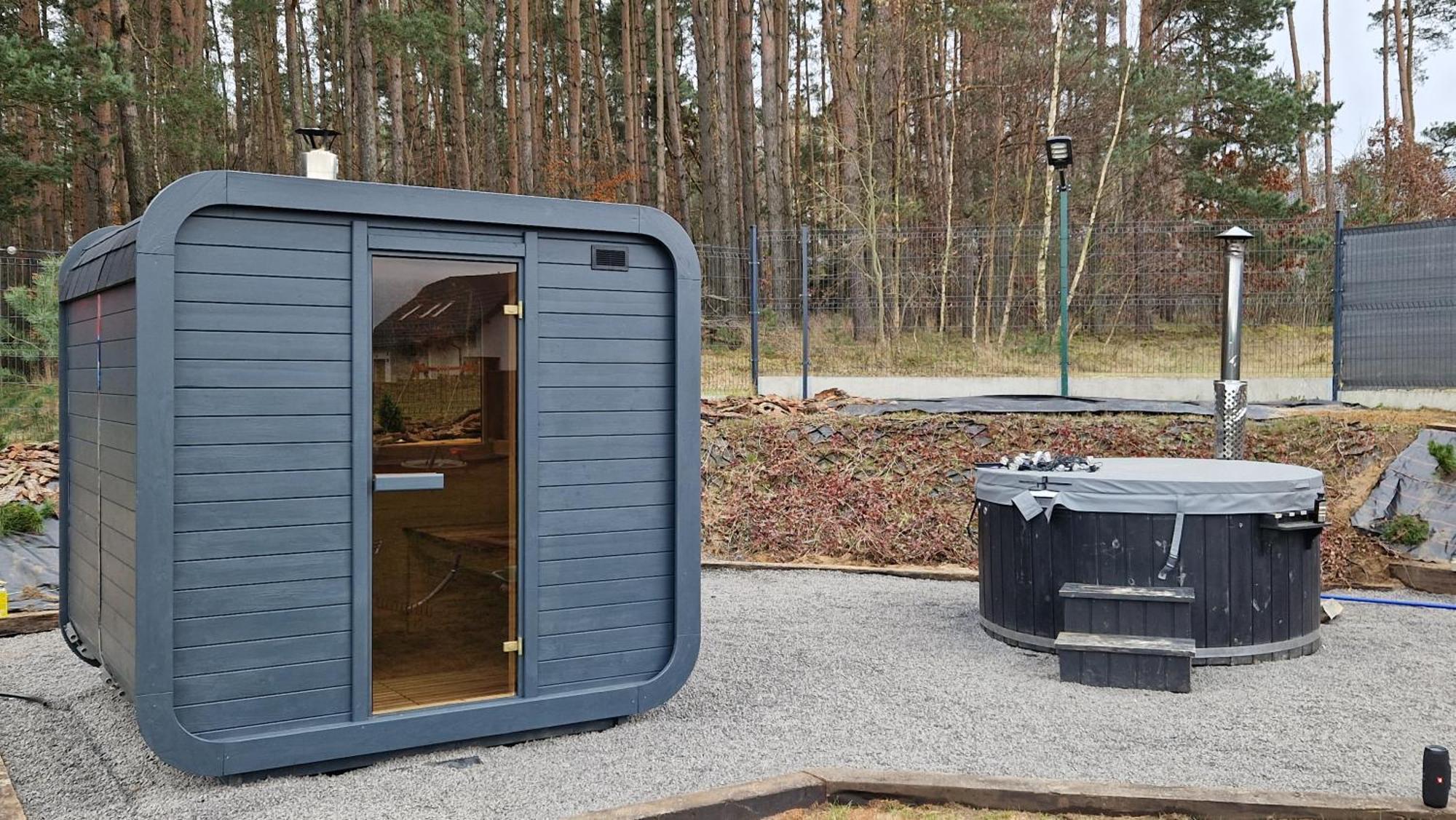 Bosko Domki Z Sauna I Balia W Sulminie Obok Gdanska 外观 照片