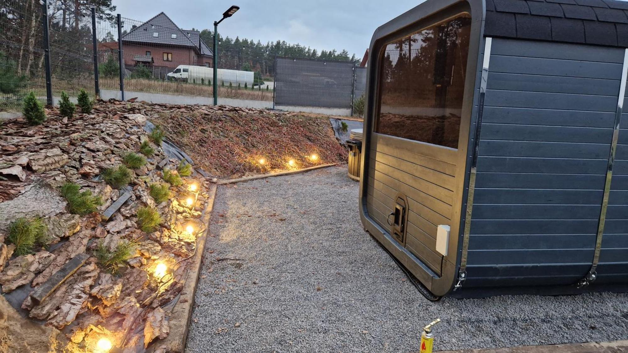 Bosko Domki Z Sauna I Balia W Sulminie Obok Gdanska 外观 照片